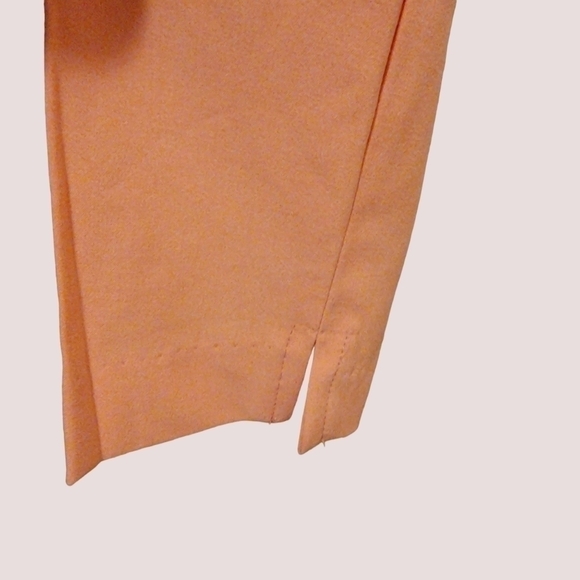 NY&C Woman Size 18 Petite~ Coral Trousers Pants Stretch NWT T12 - Picture 4 of 7
